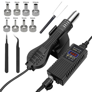 <span class=keywords><strong>Mini</strong></span> hiển thị kỹ thuật số 8858 xách tay Hot Air gun Hàn bảng máy tính di động sửa chữa Trạm Hàn - Product Image 3