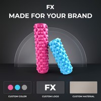 FX Yüksek Yoğunluklu Hafif ve Taşınabilir Egzersiz Köpük Rulosu Kas Ağrıları Derin Doku Masajı Yoga Pilates Spor Salonu Evde Fitness İçin