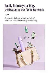 Nouvelle brosse lissante sans fil, brosse lissante et bouclante <span class=keywords><strong>2</strong></span> en 1 rechargeable par USB, portable pour les voyages - Product Image 2