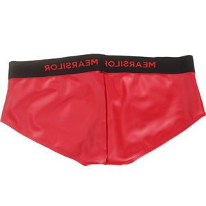 Calzoncillos <span class=keywords><strong>Boxer</strong></span> de Látex <span class=keywords><strong>El</strong></span>ástico para Hombre, Cintura Baja, Cintura <span class=keywords><strong>El</strong></span>ástica, Brillantes, Tallas Grandes, para Adultos - Product Image 2
