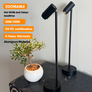 <span class=keywords><strong>Lampe</strong></span> de bureau moderne à ampoules néon, commande par interrupteur, construction en acier inoxydable et aluminium, hauteur réglable, <span class=keywords><strong>lampe</strong></span> de lecture en cristal - Product Image 2