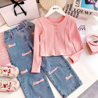 Ensemble de Vêtements 2 Pièces Printemps et Automne pour Filles de 3 à 12 Ans