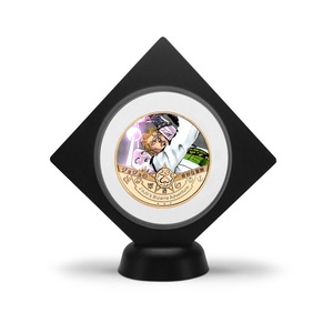 Moneta Commemorativa in Rilievo Dorato Colorato Die-Cast di JOJO's Bizarre Adventure, Merchandise Anime, Regalo da Collezione - Product Image 4
