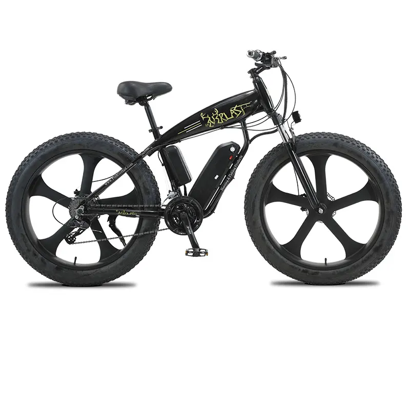 Самый привлекательный велосипед на толстых покрышках из алюминиевого сплава, Пляжный круизер, электровелосипед с большими шинами, Электрический горный велосипед 1000 Вт, 48 В, электровелосипед для взрослых