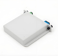 PLC Splitter Cassette Type 1x2 1x4 1x8 FTTH Optical Fiber with SC UPC APC Connectors