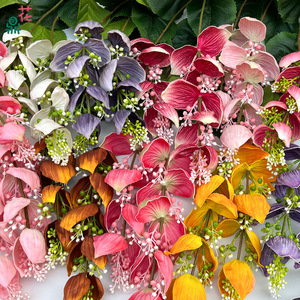 Ramo de Flores Artificiales, Flores de Seda Mixtas Hechas a Mano, Decoración para el Hogar, Arreglo Interior, Origen China - Product Image 5