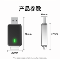Adaptateur CarPlay Plug & Play sans latence, convertit le dongle filaire d'origine en sans fil, WiFi6 Bluetooth 5.4, garantie 1 an pour iPhone