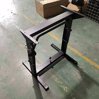 Accessoires pour caravane HEYRV, pied de table relevable noir pour camping-car avec réglage de niveau 2