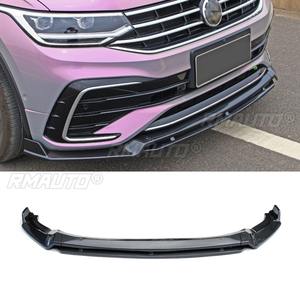 <b>Car</b> Front Bumper Lip <b>Diffuser</b> Spoiler Glossy Black Modification Part <b>for</b> Volkswagen Tiguan L R-Line 22 Protector <b>Car</b> Accessories - Product Image 4