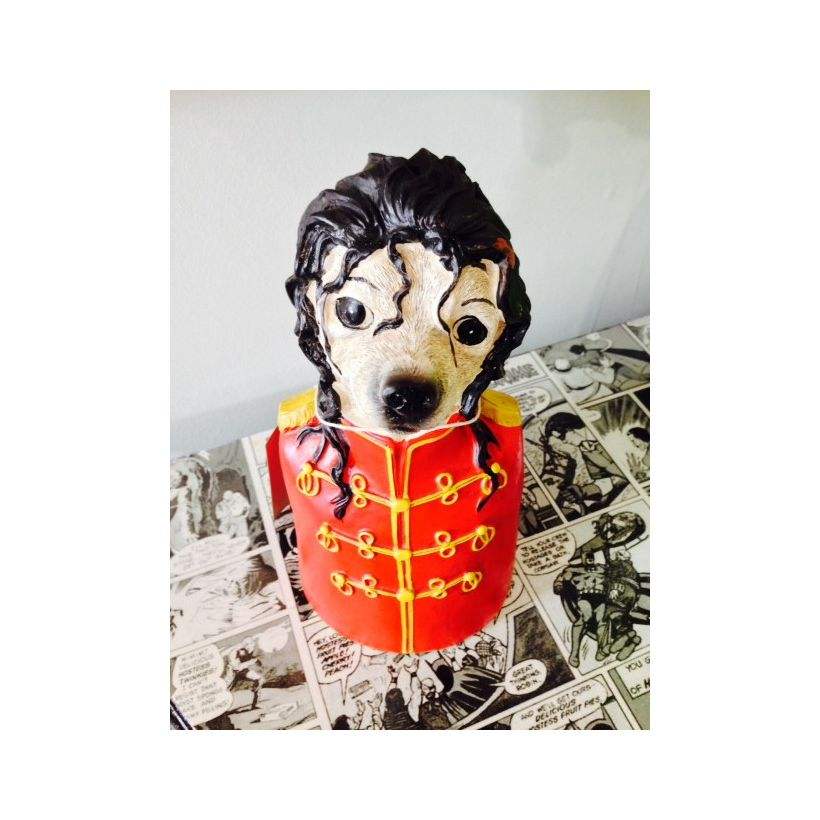 2024 Michael Jackson Figurine - the King of Pop Dog Ornament