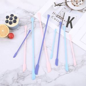 Mini <b>Silicone</b> Spatula Set Small Rubber Spatula for Makeup Thin Jar Scraper for Kitchen and Beauty - Product Image 3