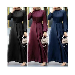 女の子のための高品質の高級ファッションイスラム教徒の女性の服のドレスドバイアバヤイスラム教徒のドレス