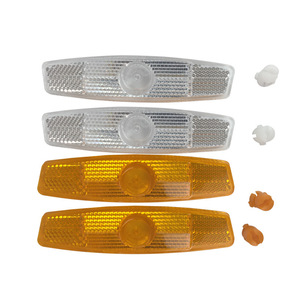 Réflecteurs de vélo jaunes en résine plastique en forme de poisson, lumière d'avertissement pour roue, accessoire de cyclisme - Product Image 4