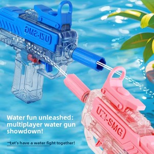 Nouveau pistolet à eau en plastique 2026 pour enfants garçons, haute technologie, pulvérisation à contre-courant, tir manuel par impulsions, mini pistolet à eau modèle WZSQ - Product Image 4