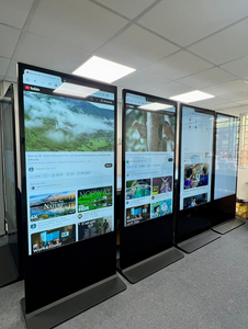 43 50 55 65 75 inch thông minh kiosk dọc LCD quảng cáo hiển thị kỹ thuật số biển <span class=keywords><strong>Totem</strong></span> tầng thường vụ màn hình cảm ứng kiosk - Product Image 5