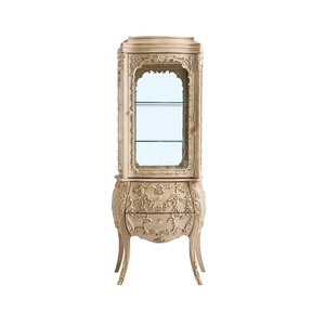 Vinoteca Estilo Heritage Chapada en Oro <span class=keywords><strong>Serafina</strong></span> |   Mueble para Vino de Estilo Clásico Americano de Lujo de EKAR FURNITURE - Product Image 1