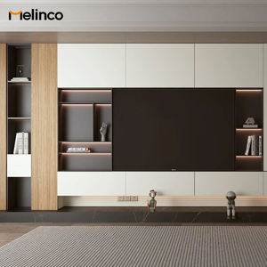 Melinco, Produttore di Punta, <span class=keywords><strong>Armadio</strong></span> Moderno a L Personalizzabile con <span class=keywords><strong>Specchio</strong></span> e Ante in Vetro, Cabina <span class=keywords><strong>Armadio</strong></span> di Lusso su Misura per Camera da Letto - Product Image 4