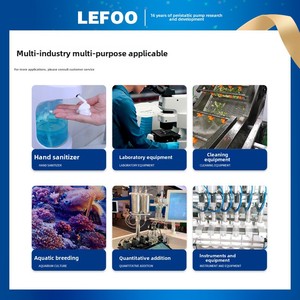 Per Lefoo 24v DC Micro pompa peristaltica per liquido piccolo laboratorio domestico pompa di circolazione autoadescante nuova - Product Image 4