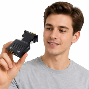 Convertidor VGA <span class=keywords><strong>a</strong></span> <span class=keywords><strong>HDMI</strong></span> OEM, <span class=keywords><strong>Cable</strong></span> VGA Macho <span class=keywords><strong>a</strong></span> <span class=keywords><strong>HDMI</strong></span> Hembra con Dongle de Audio y Alimentación, 60Hz, Compatible con Portátiles, TV Stick y Laptops - Product Image 5