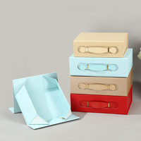 Boîtes cadeaux pliables exquises, sacs à chaussures auto-adhésifs, solution d'emballage personnalisée universelle pour les cadeaux de détail