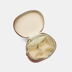 Bolso de Maquillaje Portátil Cruzado de PU Tejido con 75 Capas, Gran Capacidad, Organizador de Cosméticos para Viajes al Aire Libre, Primavera 2026 - Product Image 4