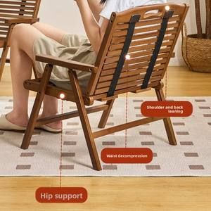 Chaise pliante Nanzhu <span class=keywords><strong>avec</strong></span> <span class=keywords><strong>dossier</strong></span>, chaise <span class=keywords><strong>de</strong></span> camping en plein air, tabouret <span class=keywords><strong>de</strong></span> <span class=keywords><strong>cheval</strong></span>, chaise longue portable - Product Image 4