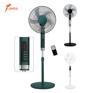 Ventilateur sur pied 18 pouces tendance 2026 avec télécommande, ventilateur électrique numérique, ventilateur oscillant haute vitesse pour chambre à coucher - Product Image 2