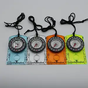 Camping Navigation Acrylic Backpack Compass Professional Field Compass For Map Reading Best Survival Tool
