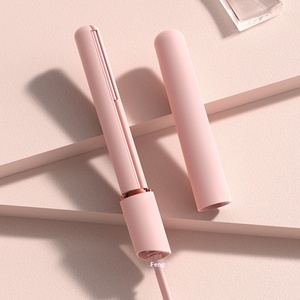 Fer à lisser et à boucler en céramique Binwang, double usage, pour cheveux raides et bouclés, utilisation humide et sèche, mini portable, idéal pour les franges en dortoir - Product Image 1