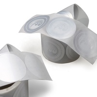 Autocollant en feuille d'or personnalisé estampage à chaud argent papier ruban laser personnalisé