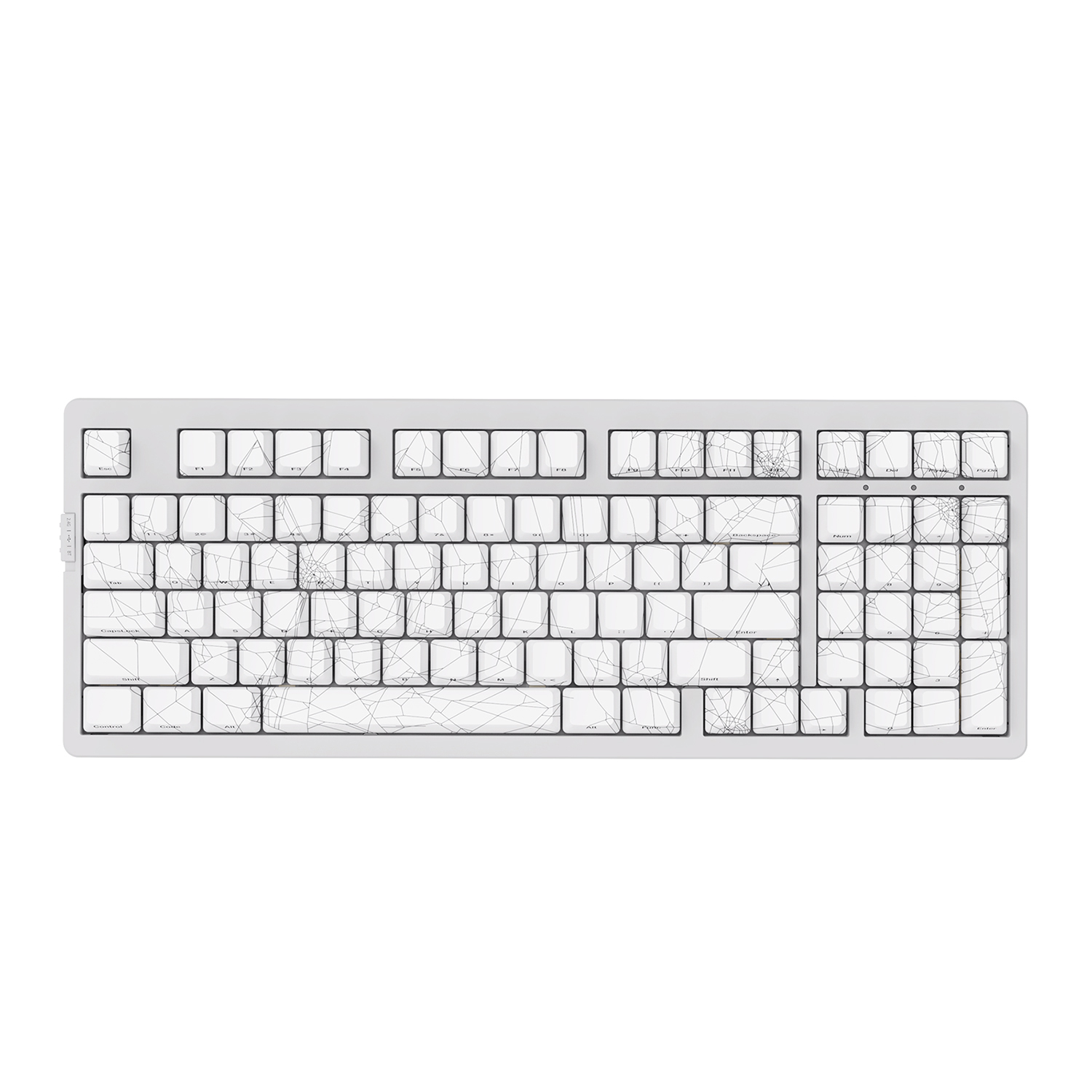 ZH980 Mechanical Keyboard - Spider Web Design & RGB Backlit