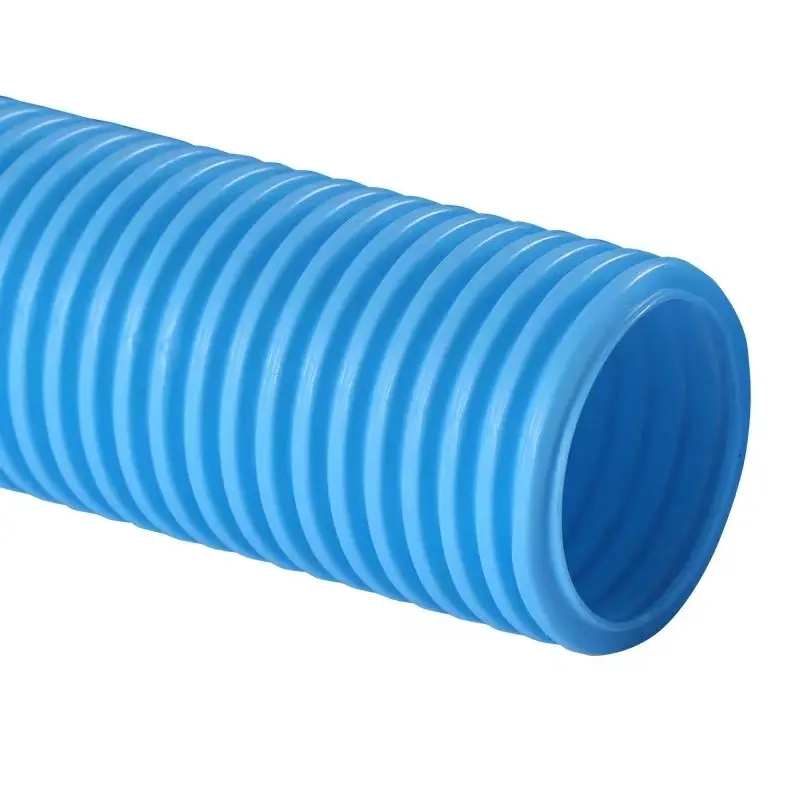 Les fabricants fournissent des conduits d'air en plastique ondulé PE pour système d'air frais