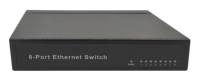 Ethernet Switch 8 Port Gigabit casing logam 10/100/1000M Switch