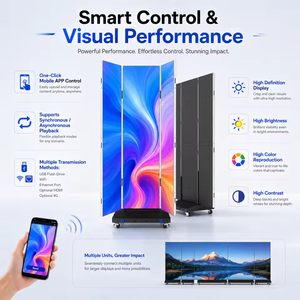 P2.5 Indoor 4K HDR10+ LED Poster Screen Mobile Standing Digital Signage for Retail Advertising - Product Image 5
