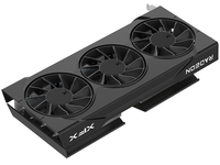 Nouvelle carte graphique XFX RX 9070 XT 16 Go DDR5 GDDR6 avec refroidissement par ventilateur Black White Wolf pour PC de bureau de jeu