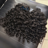 Venta al por Mayor de Paquetes de Cabello Indio Virgen, Extensiones de Cabello Humano Rizado Birmano con Cutícula Alineada