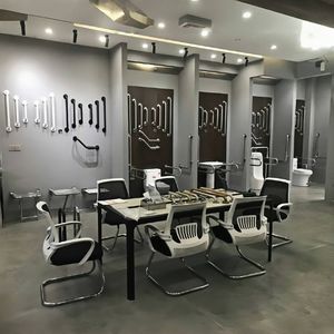 XHS moderne Simple Style nouveauté anti-dérapant mobile étape salle de bain chaise étanche entièrement en acier inoxydable accessoire personnalisé - Product Image 6