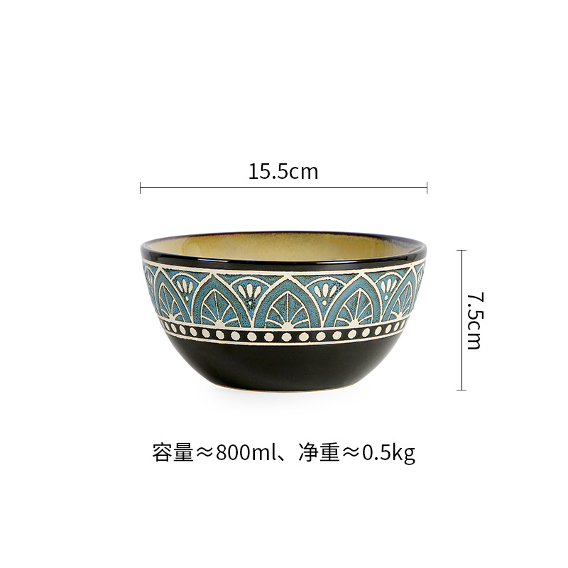 Blue Prouse coast-bol de 6 pouces