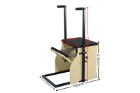 Équipement de fitness à domicile CELUX, chaise Wunda en bois d'érable, machine de Pilates Reformer, combo multifonction, yoga portable, respectueux de l'environnement