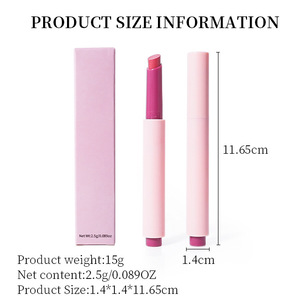ลิปสติกขายส่ง 6 สี เม็ดสีแน่น กันน้ำ ติดทนนาน บำรุงริมฝีปาก กันเหงื่อ เนื้อนุ่ม เงาฉ่ำ รับผลิตแบรนด์ส่วนตัว - Product Image 6