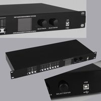 Paulkitson L48 Processeur audio numérique DSP professionnel 4 entrées 8 sorties le plus rentable Métal 48V 48kHz 48 canaux Audio