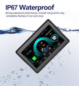 Moto Carplay Étanche 5 Pouces WiFi Sans Fil Android-Auto Moniteur Dash Cam GPS Navigation TPMS - Product Image 3