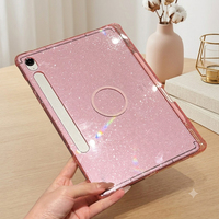 Nouveaux produits 2026 Étui magnétique à paillettes pour tablette Samsung Galaxy Tab S12 Plus 12,4 pouces S12+ 2026 X840 X846 Étui de protection