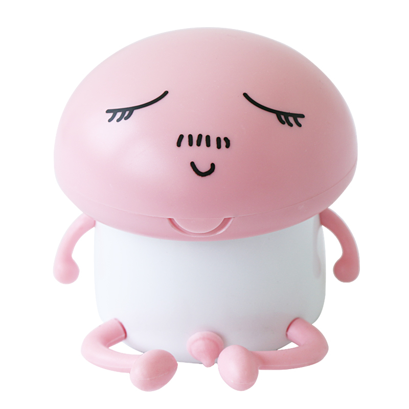 Dual Purpose Cute Lovely Contact Lens Cleaner with USB cable and for battery installation plastic contact lens automatic cleaner
