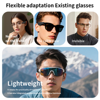 Écouteurs sans fil rechargeables Y03 à oreille ouverte, audio Hi-Fi, Plug-and-Play, contrôle tactile, réduction du bruit, compatibles avec lunettes