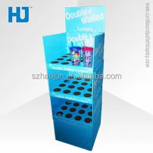 Offset stampa di cartone ondulato pop display box di carta per pocky