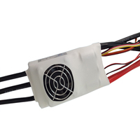 Controlador de Velocidad ESC de Alto Voltaje de 67V, Sin Escobillas, 400A, con Ventilador de Refrigeración, Cable USB de Vinilo Incluido, para Autos y Camiones RC