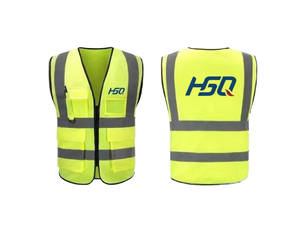 Gilet de sécurité réfléchissant haute visibilité pour travaux industriels et routiers, gilet de sécurité en maille polyester, gilet de sécurité pour la logistique - Product Image 2