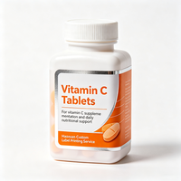 Étiquettes de bouteilles de compléments alimentaires Haoxuan OEM, film mat argenté, autocollants imperméables pour l'emballage des vitamines et l'affichage en magasin