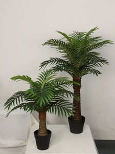 Petites plantes artificielles de <span class=keywords><strong>palmier</strong></span> de style bonsaï <span class=keywords><strong>en</strong></span> pots pour intérieur et extérieur Décoration d'intérieur unique - Product Image 2